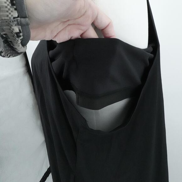 HALARA Dress Size XL Black Breezeful Racerback Hi Lo Midi Pockets Built In Bra - Picture 6 of 12